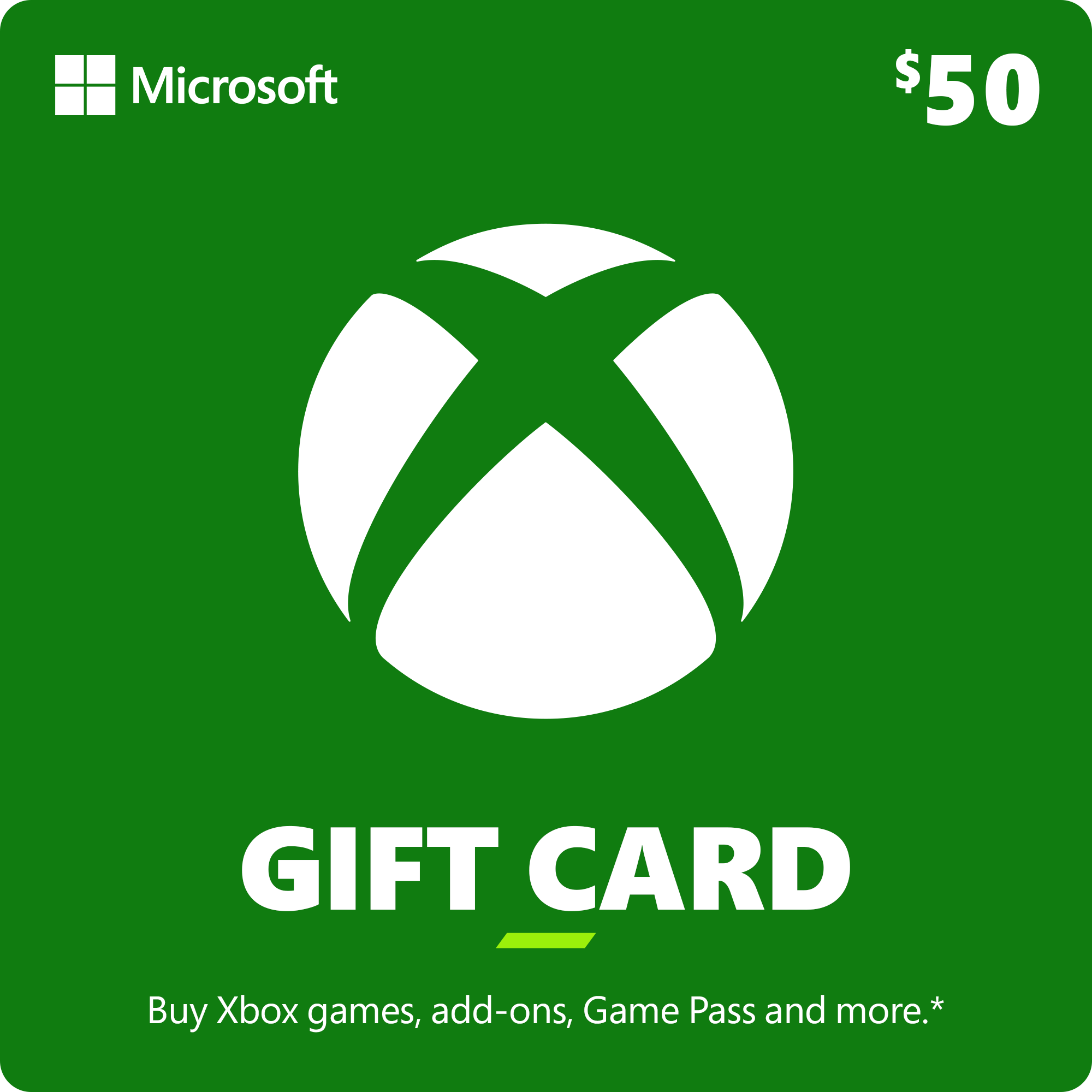 Microsoft GC-Xbox LIVE ESD 50 USD Indirect BH