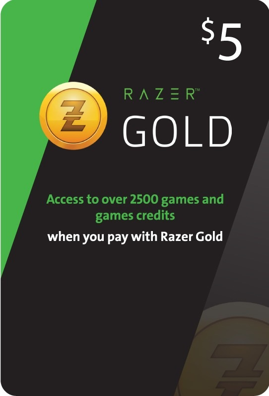 Razer Gold – $5 (Global)