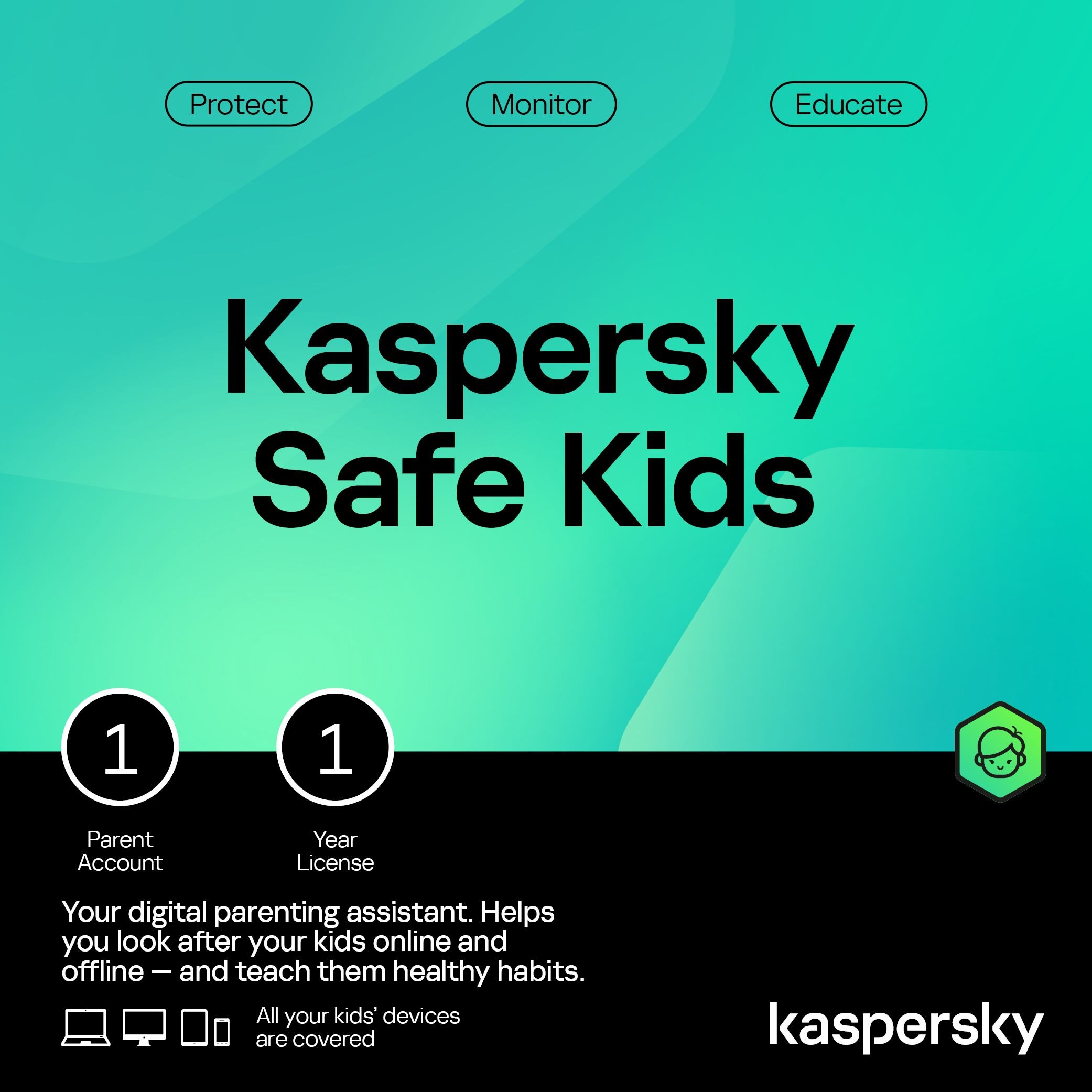 Kaspersky Safe Kids 1u/1y ESD  ZA