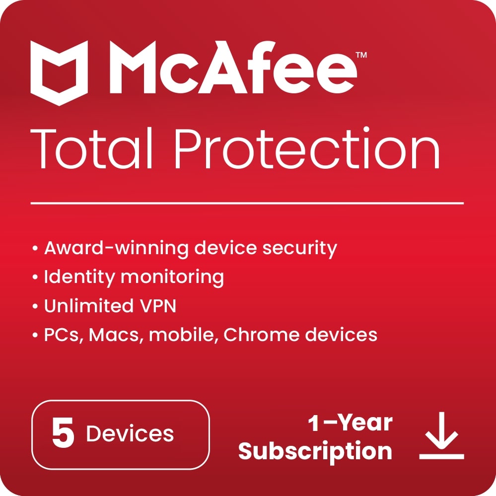 McAfee Total Protection 5d 1 Year AE