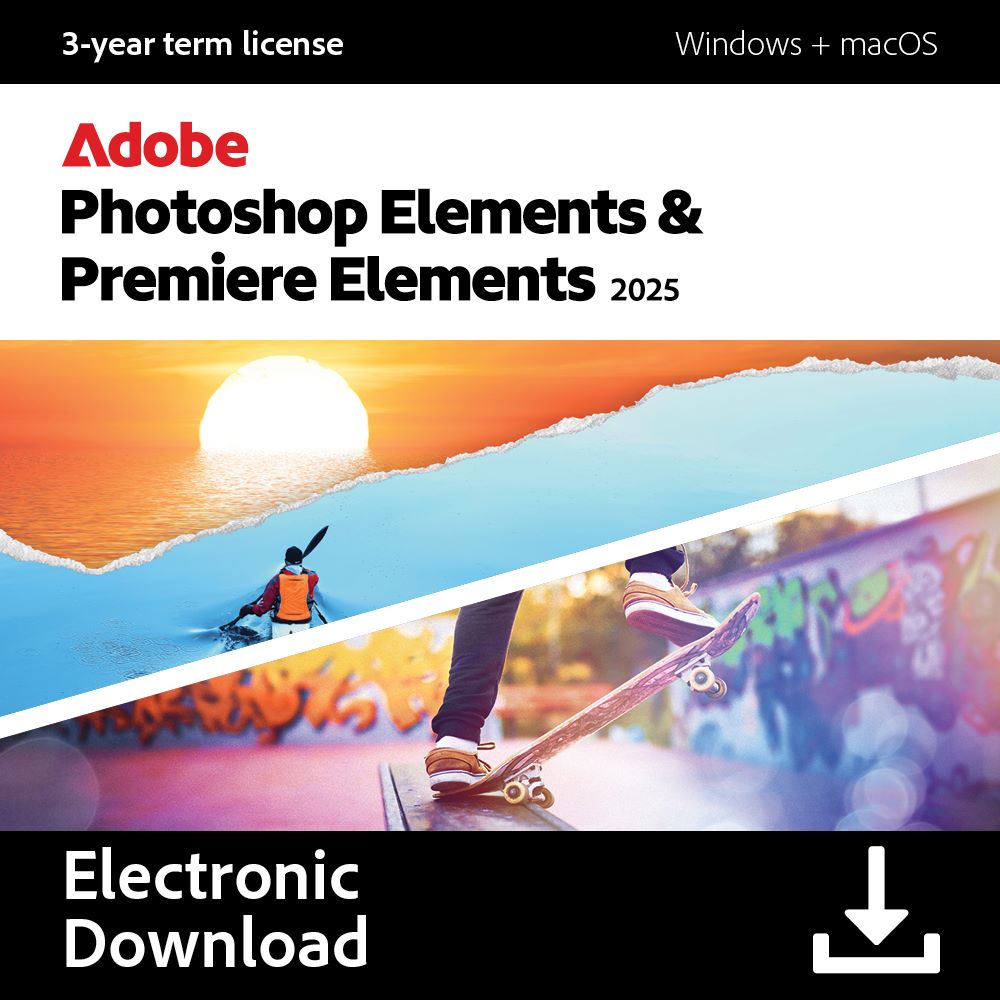 Adobe PHSP & PREM Elements 2025 3Y ESD ZA