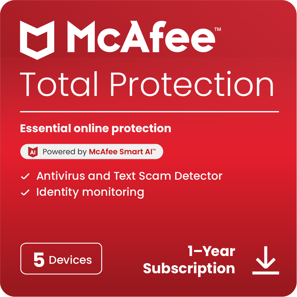 McAfee Total Protection 5d/12mo Renewal ESD AE